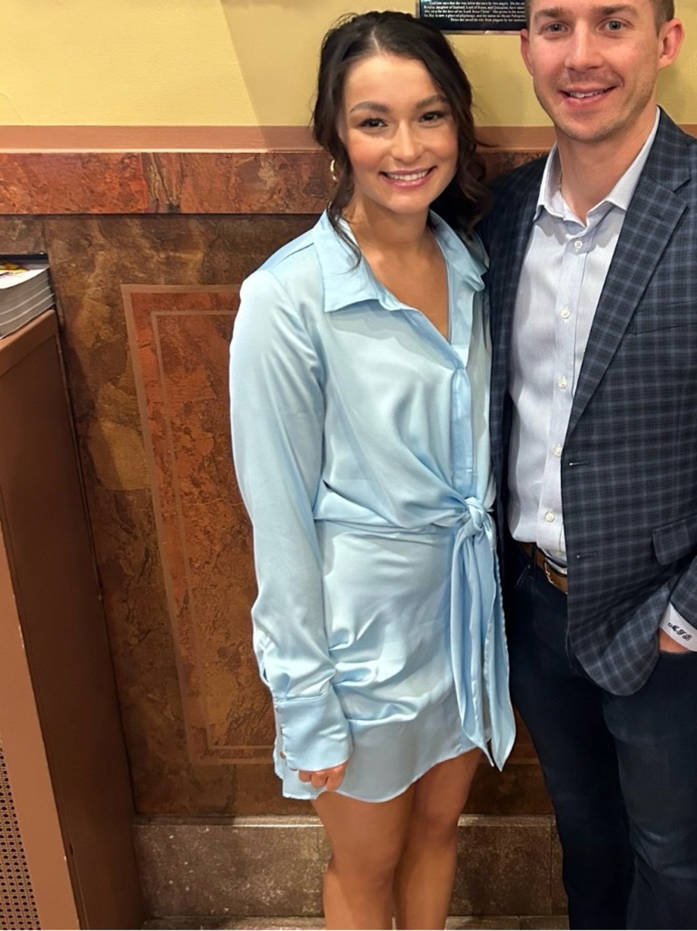 Aritzia Light Blue Dress